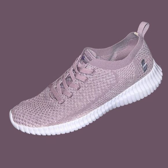 Skechers Ultra Flex Statement Dusty Rose Knit Sneakers Size 6.5 - Picture 1 of 6